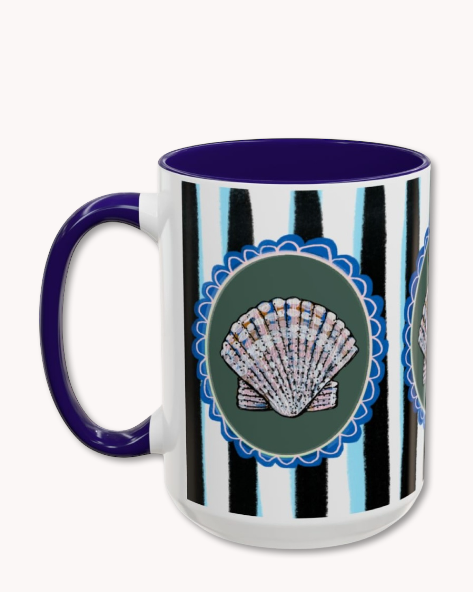Sea Shell Coffee Mug 15oz