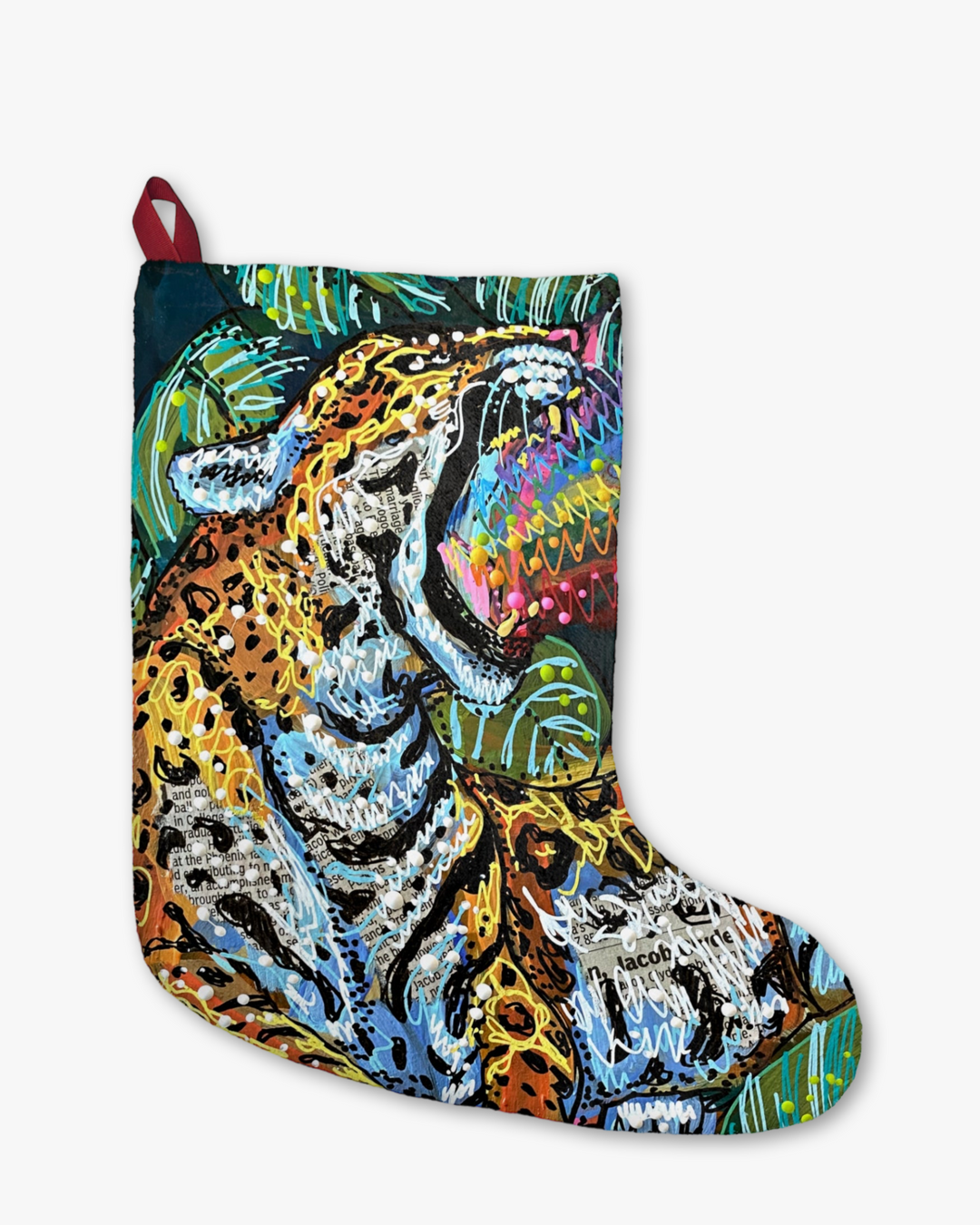 Rainbow Jaguar Stocking