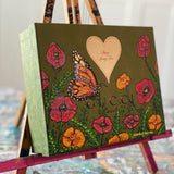 Designer Garden ( Original Painting - On Perfume Box )