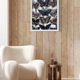 Cascades Evil Eye Butterly Species ( Fine Art Tapestry With Beaded Accent )