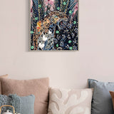 Love Me, Love Me Not ( Fine Art Tapestry With Beaded Accents )