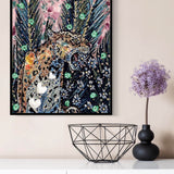 Love Me, Love Me Not ( Fine Art Tapestry With Beaded Accents )