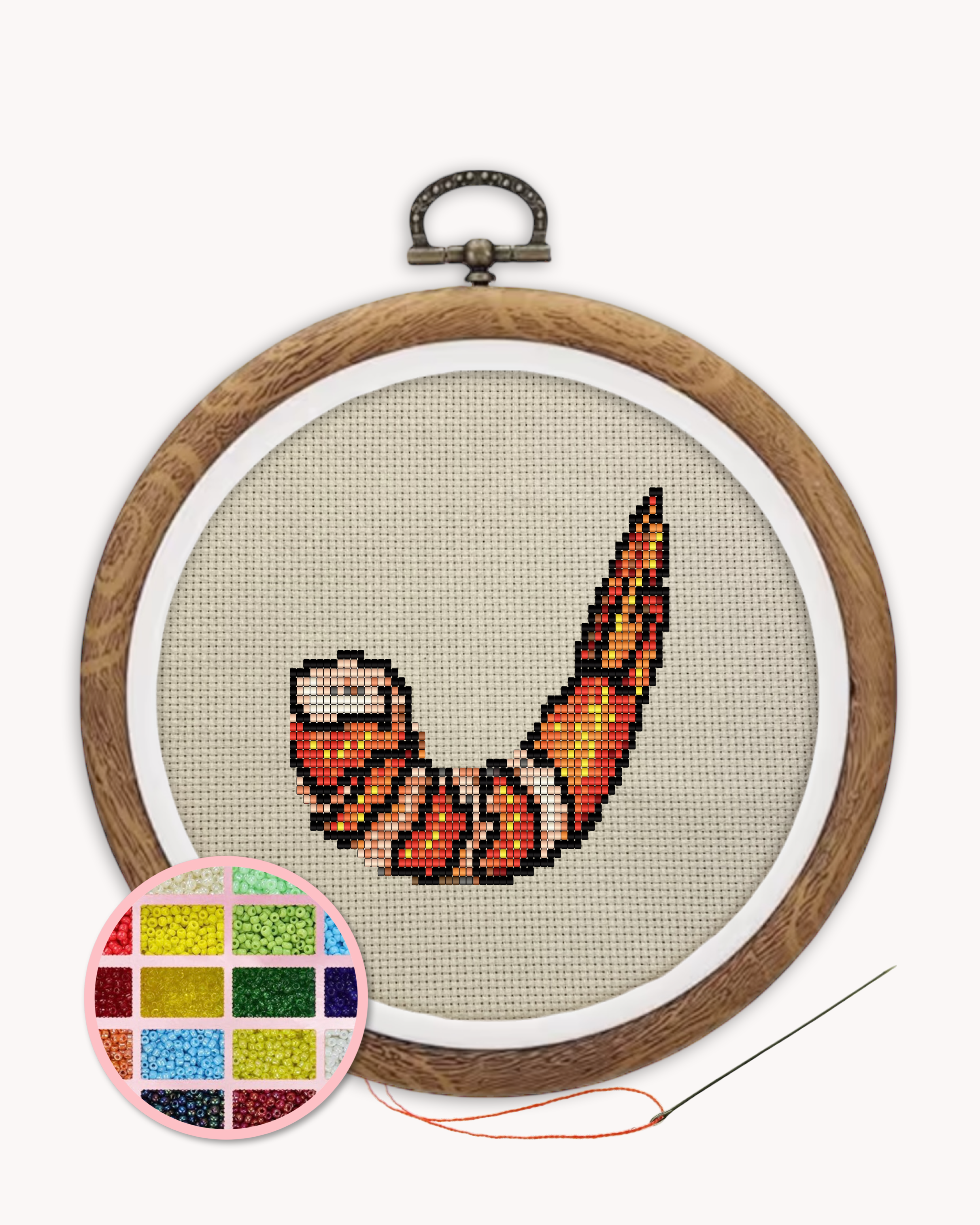Shrimp Beaded Art Kit ( M 4 inch )