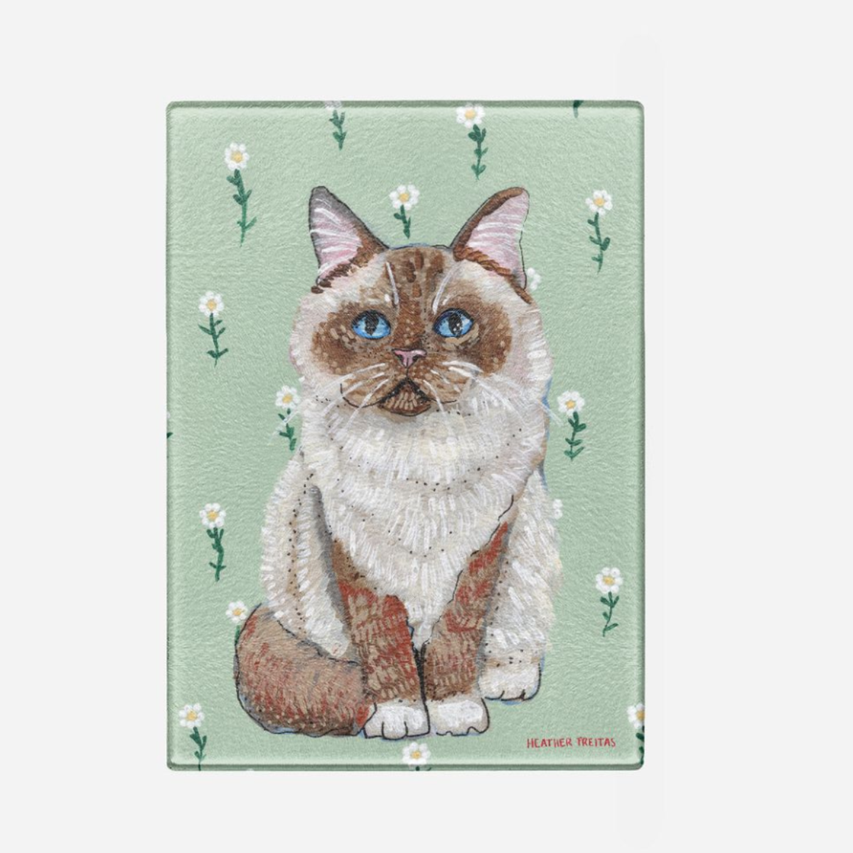 Ragdoll Cat Cutting Board Trivet