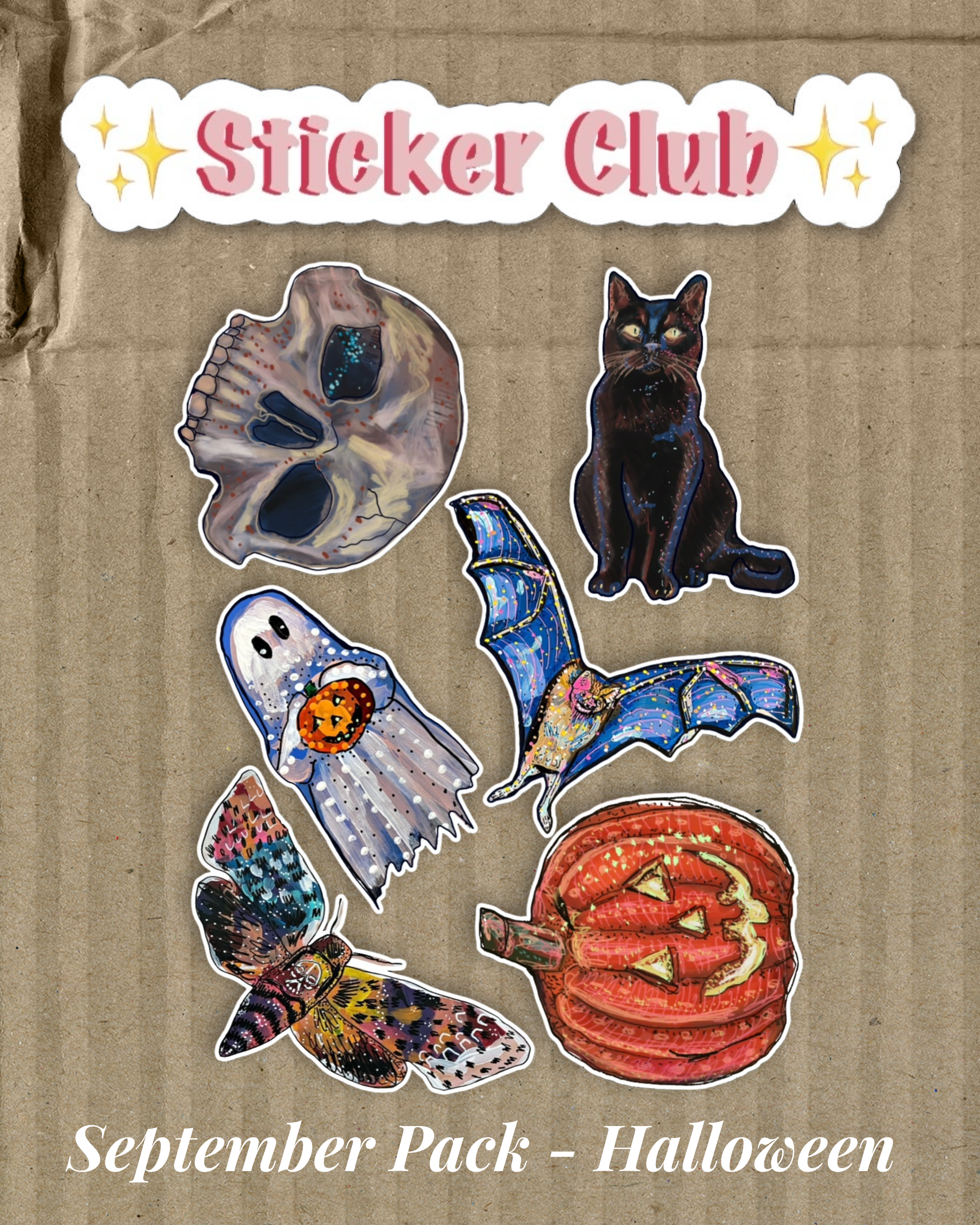 Sticker Club ( Get 6 sticker & Free Shipping )