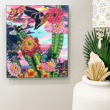 Dawn Desert Pollinators ( Original Painting ) - Heather Freitas - fine art home deccor