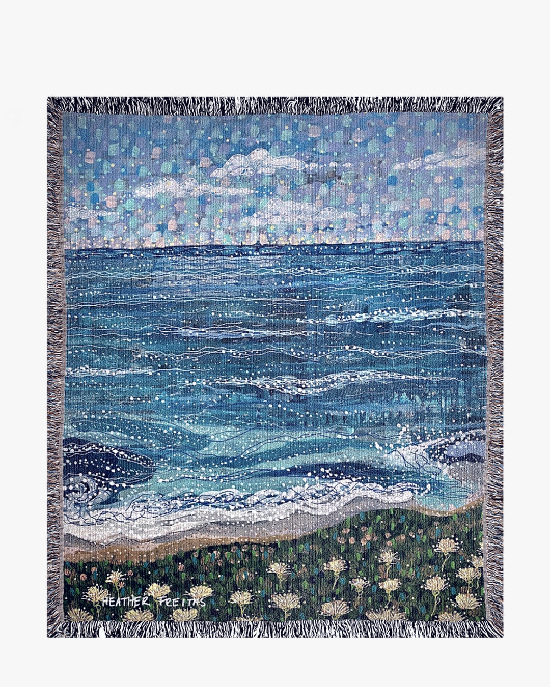 Coastal Breeze Woven Blanket