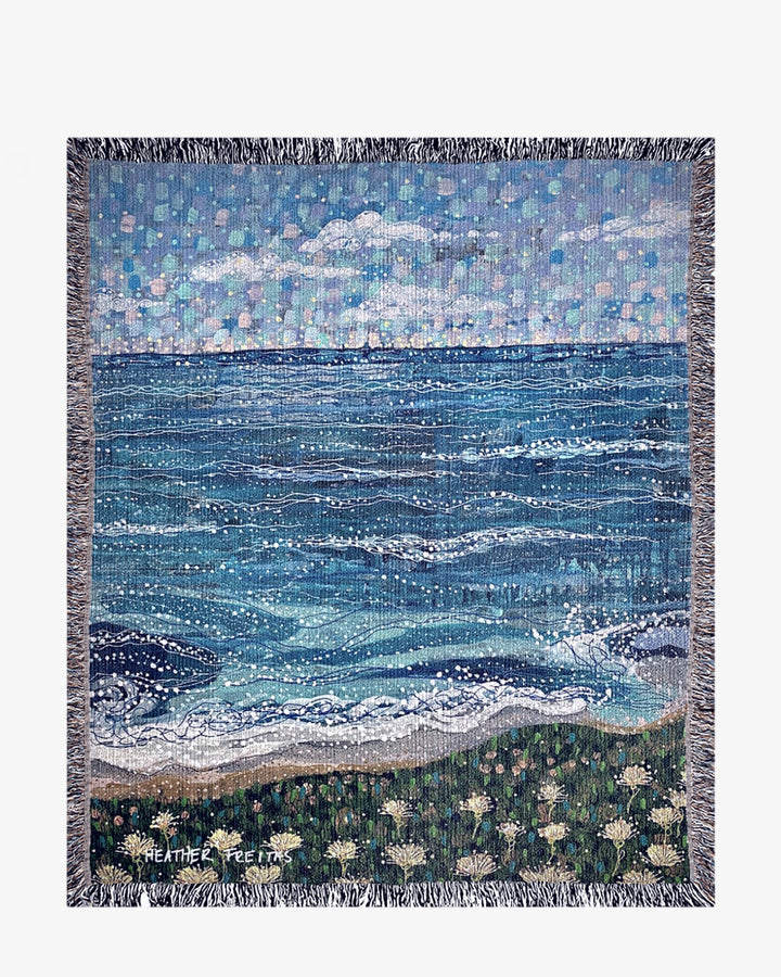 Coastal Breeze Woven Blanket