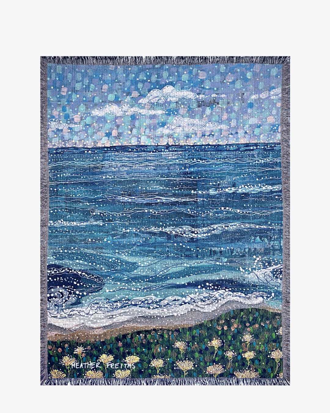 Coastal Breeze Woven Blanket