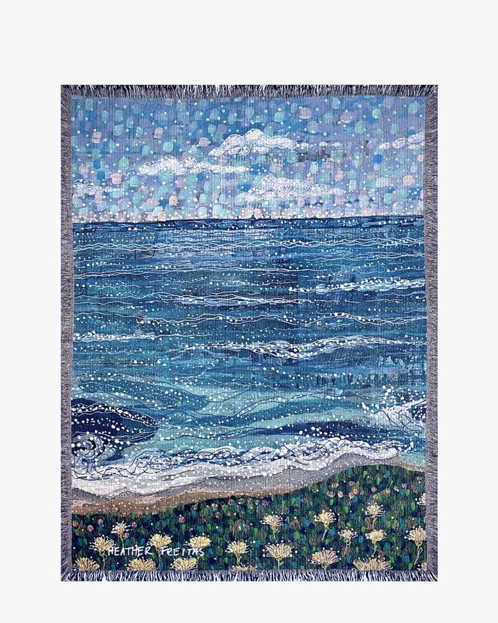 Coastal Breeze Woven Blanket
