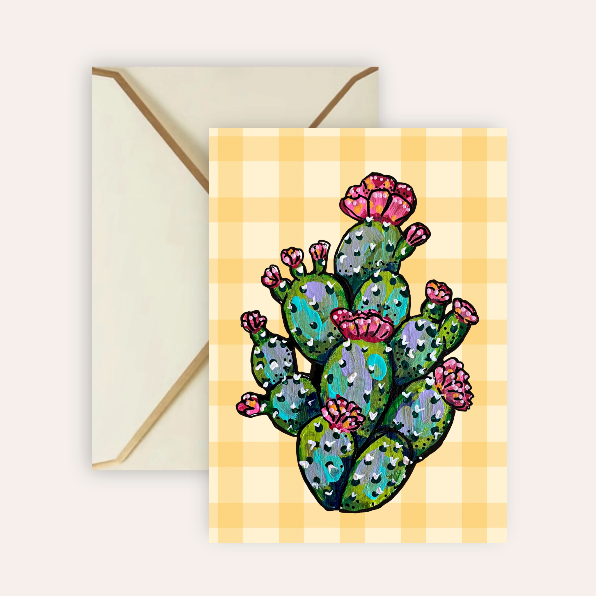 Cactus Fine Art Greeting Card