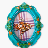 Fancy Calico Goldfish ( Mini Original Painting )