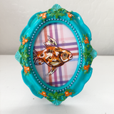 Fancy Calico Goldfish ( Mini Original Painting )