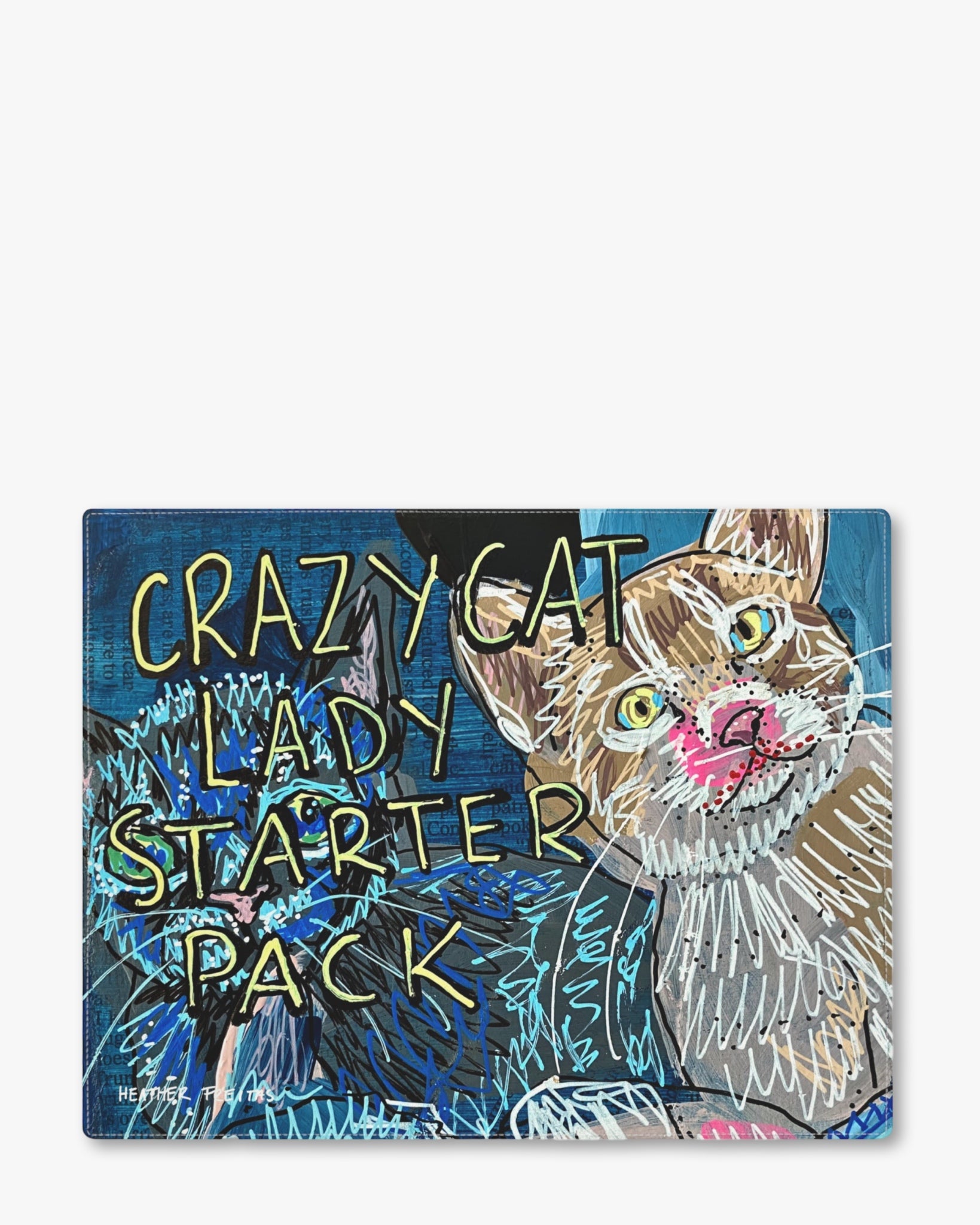 The Crazy Cat Lady Cotton Placemat