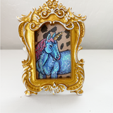 Gold Glam Unicorn ( Mini Original Painting )