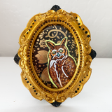 Midnight Owl ( Mini Original Painting )