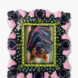Hanging Fruit Bat ( Mini Original Painting )
