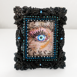 Moody Foliage Evil Eye ( Mini Original Painting )