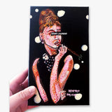 Audrey On Designer Box  2 ( Original Painting )
