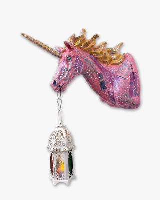 Confetti Unicorn ( Hand Painted Lighted Sculpture )
