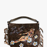 Thick Thighs Save Lives Hand Painted Handbag