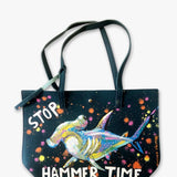 Hammer Time Hand Painted Handbag