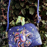 Octopus Hand Painted Crossbody