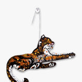 Tiger Hand Painted Metal Ornament