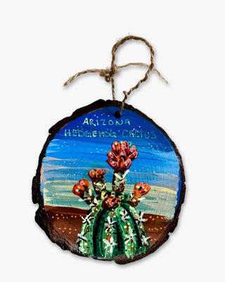 Arizona Hedgehog Cactus - Hand Painted Ornament