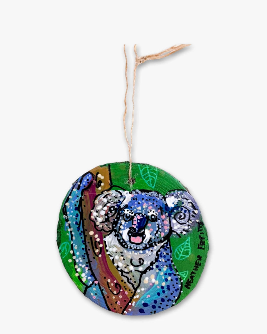 Sydney - Hand Painted Ornament