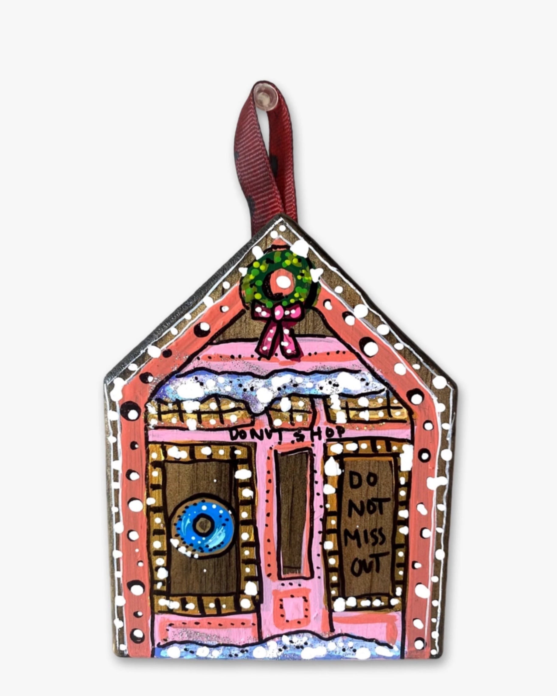 Donut Shop - Hand Painted Ornament