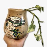 White Llama Planter