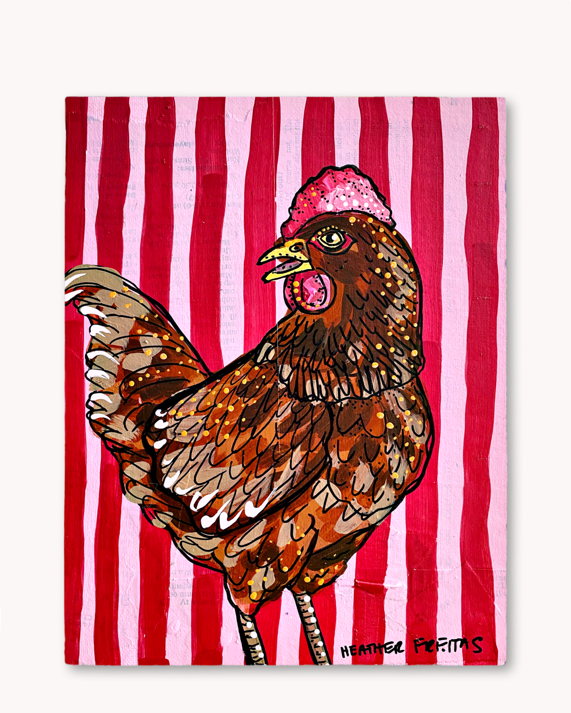 Brown Chicken - Economy Print
