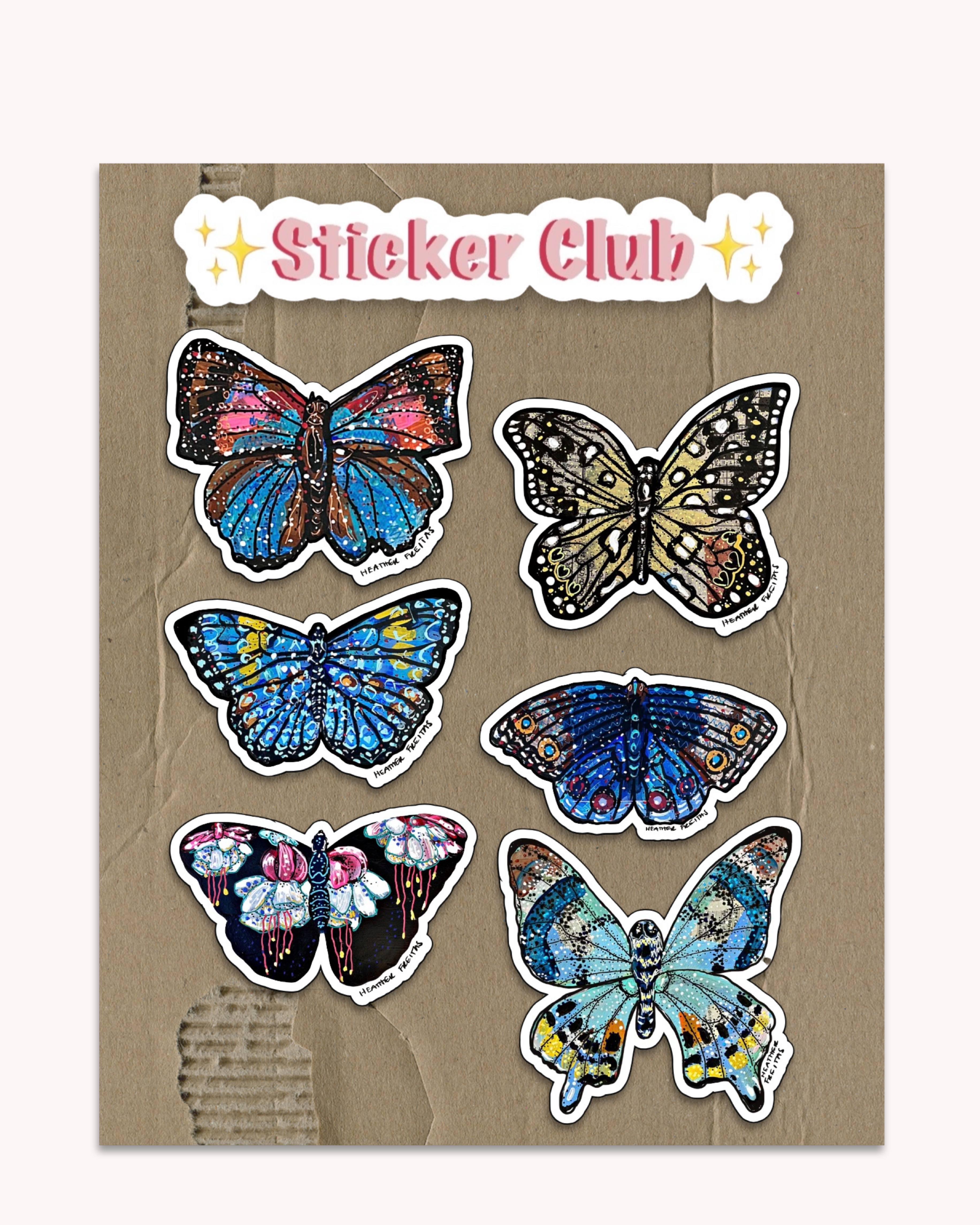 Sticker Club ( Get 6 sticker & Free Shipping )