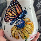 The Monarch Daisy Butterfly Planter