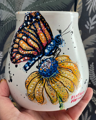 The Monarch Daisy Butterfly Planter