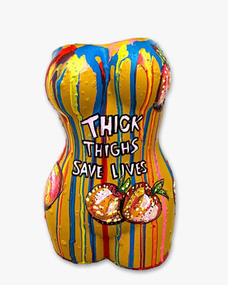 Thick Thighs Save Lives Vase