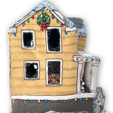A Beach House - Christmas Village House - Heather Freitas - fine art home deccor