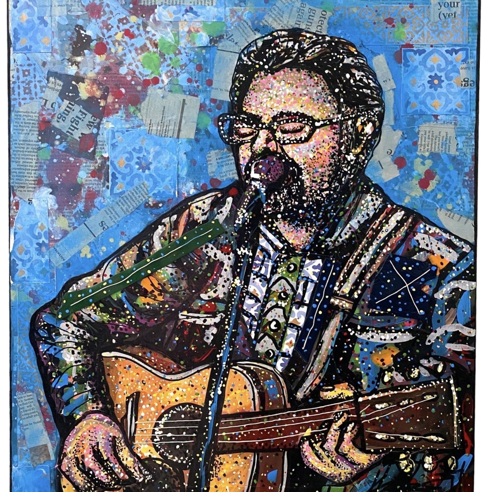 A Guitar Song - Heather Freitas - fine art home deccor