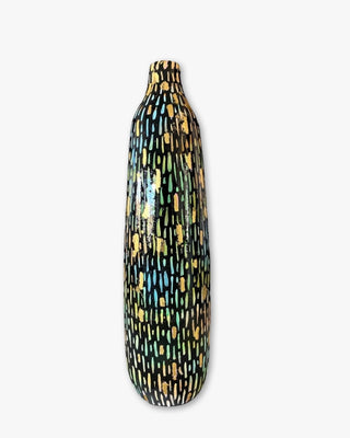 A Knod To Gustav XL Vase With 23k Gold Accents - Heather Freitas - fine art home deccor