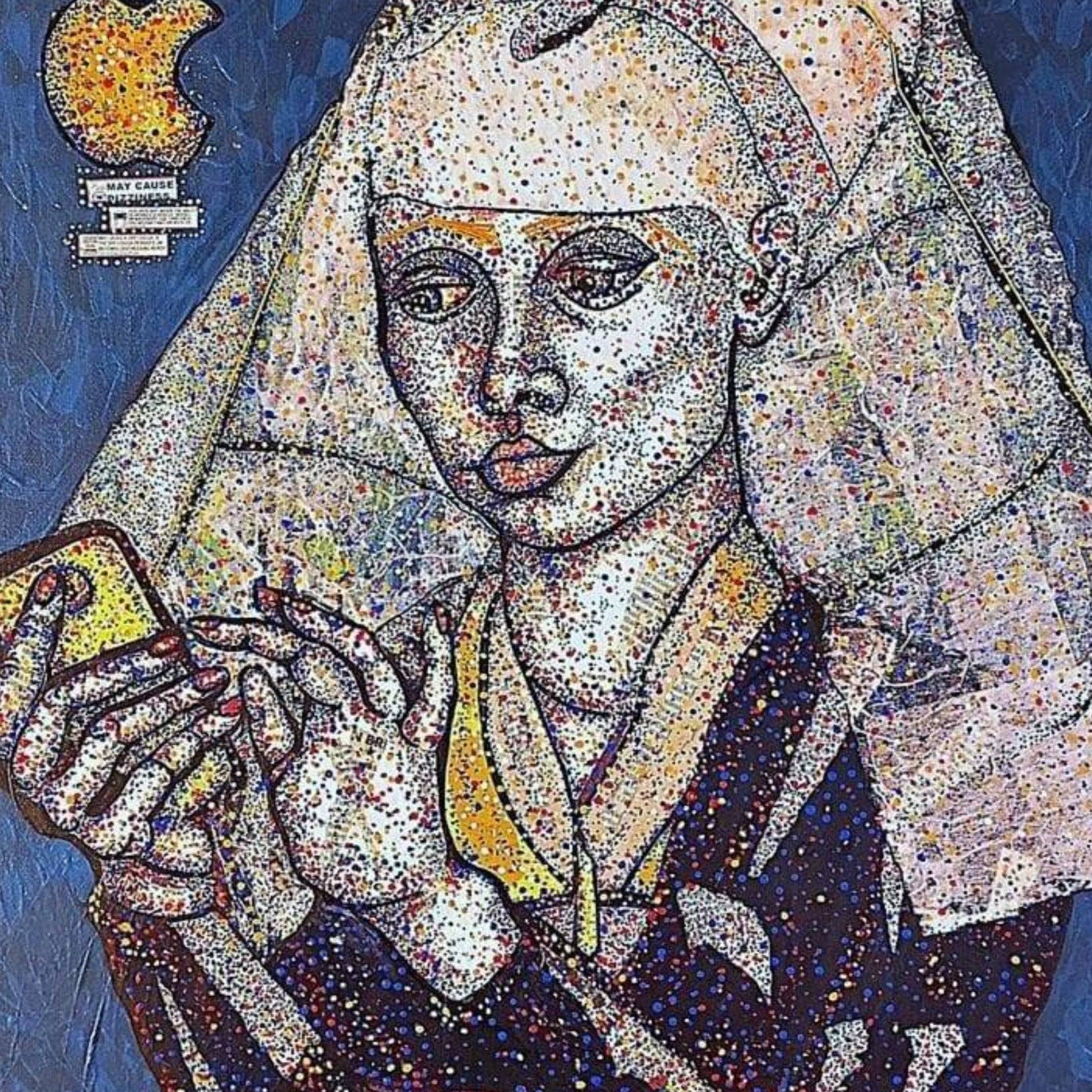 A Portrait Of Social Media - Heather Freitas - fine art home deccor
