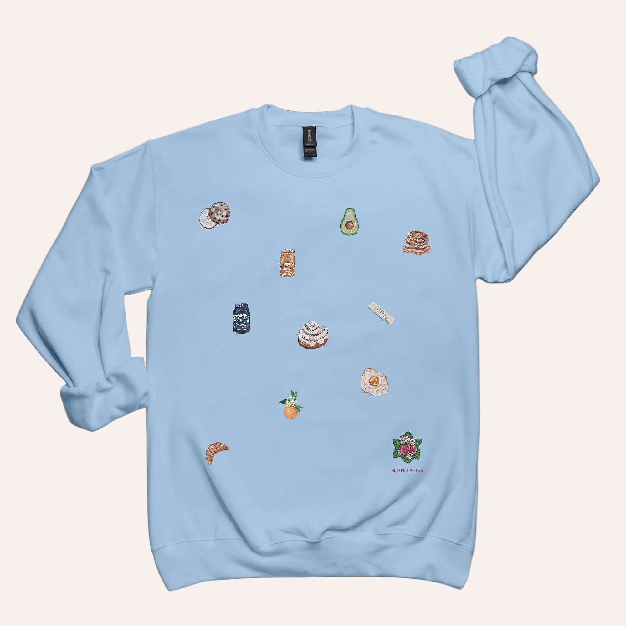 Breakfast Unisex Crew Neck Sweatshirt