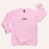 Red Snapper Unisex Crew Neck Sweatshirt