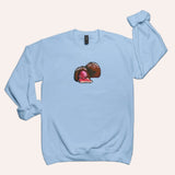 Chocolate Covered Cherries Unisex Crew Neck Sweatshirt