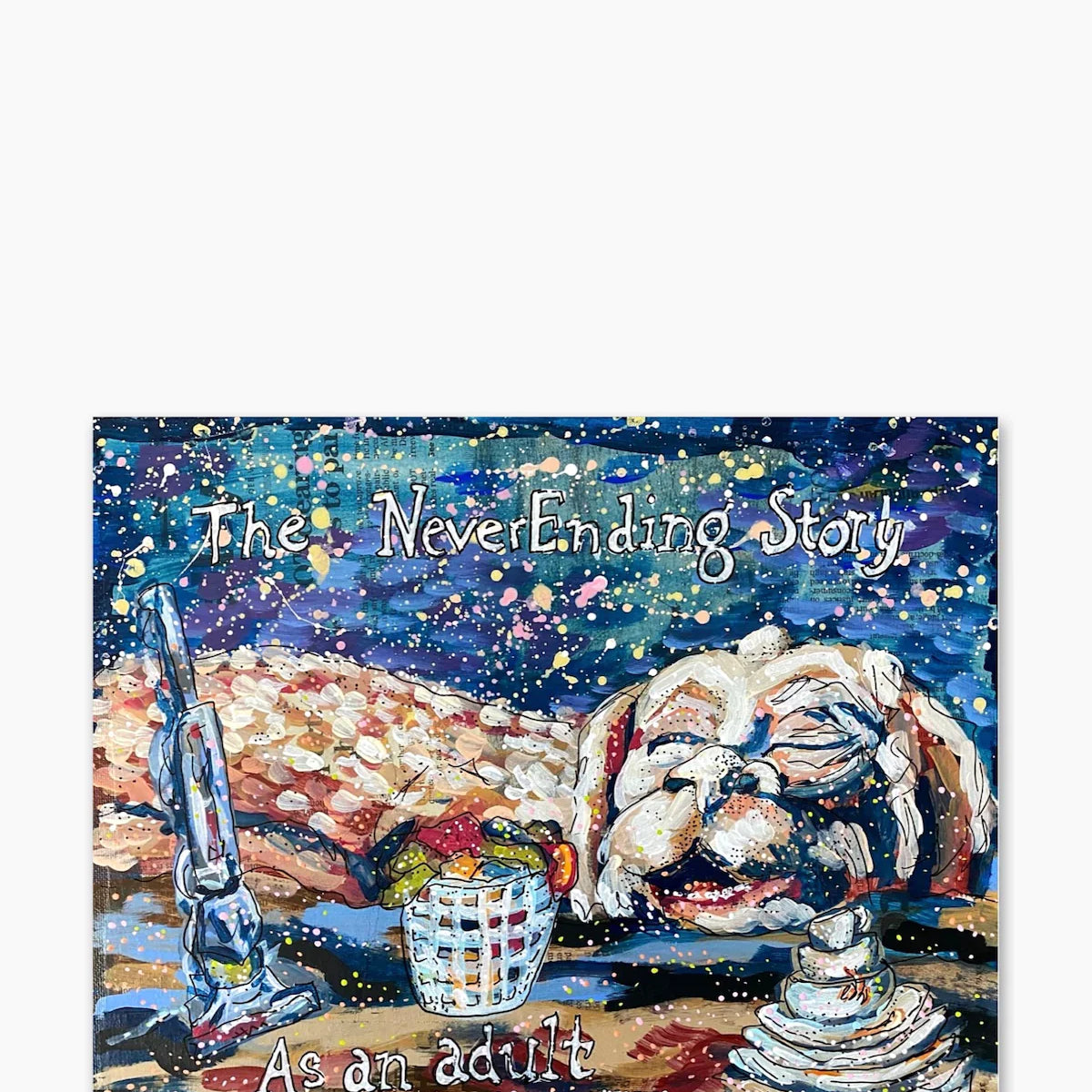 #Adulting ( Original Painting ) - Heather Freitas - fine art home deccor