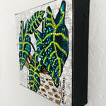 Alocasia ( Original Painting ) - Heather Freitas - fine art home deccor