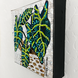 Alocasia ( Original Painting ) - Heather Freitas - fine art home deccor