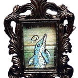 Angle Dolphin mini - Heather Freitas - fine art home deccor