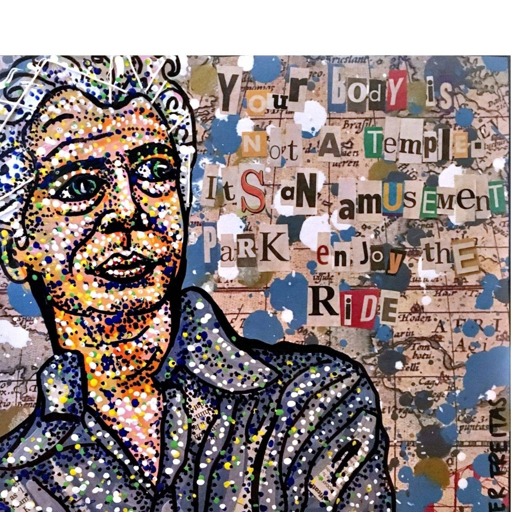 Anthony Bourdain - Heather Freitas - fine art home deccor