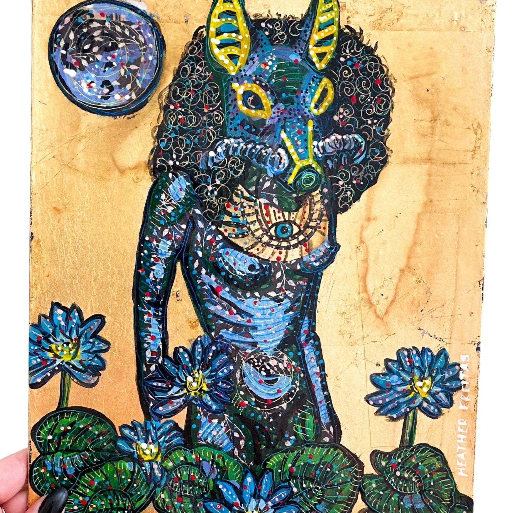 Anubis - Heather Freitas - fine art home deccor